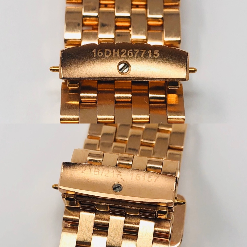 MICHELE 16MM SEREIN 16 ROSE GOLD BRACELET STRAP - Picture 8 of 9